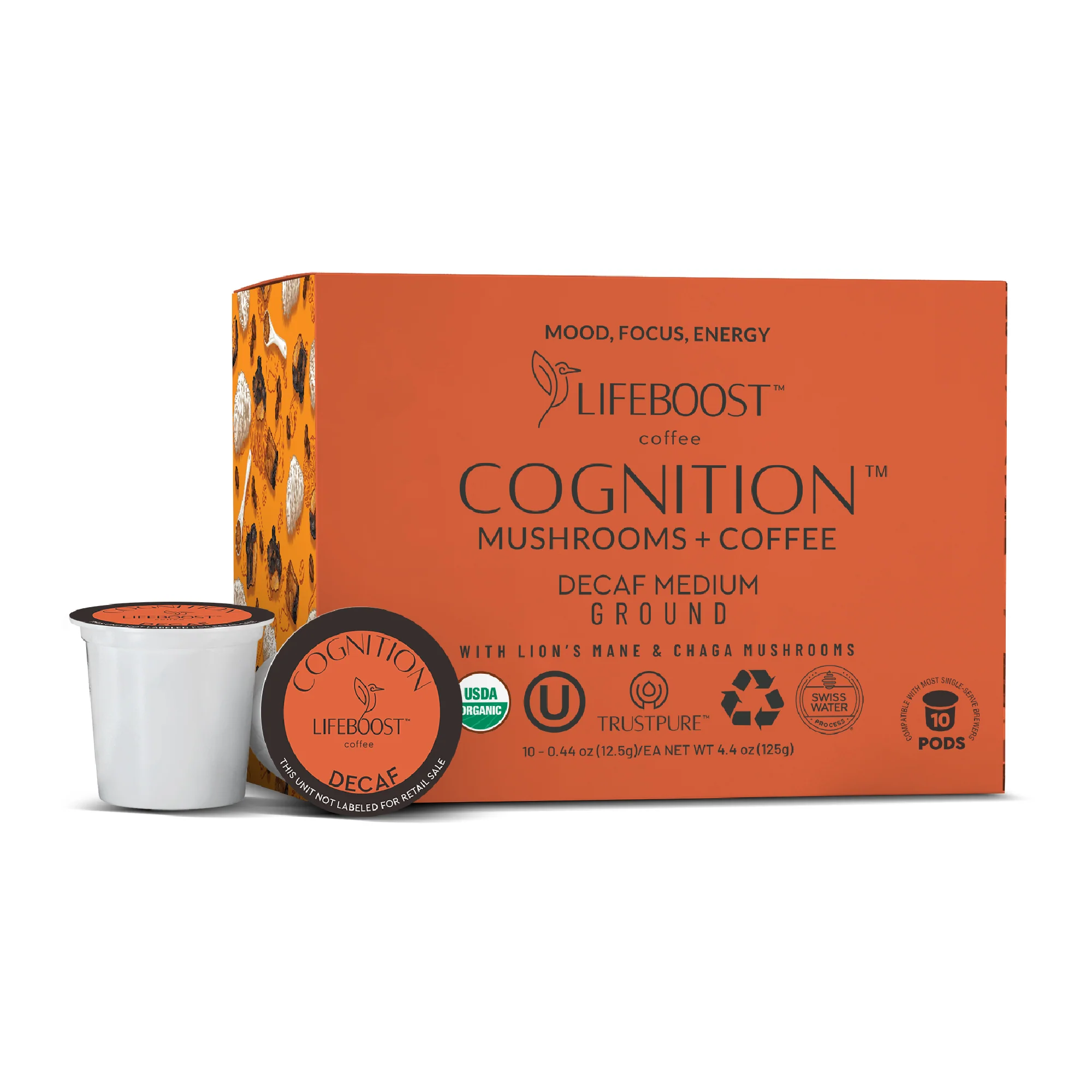 Decaf Cognition Mushroom Pods - Image 8